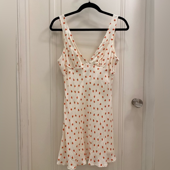 Zara Dresses Zara Strawberry Print Mini Dress Poshmark